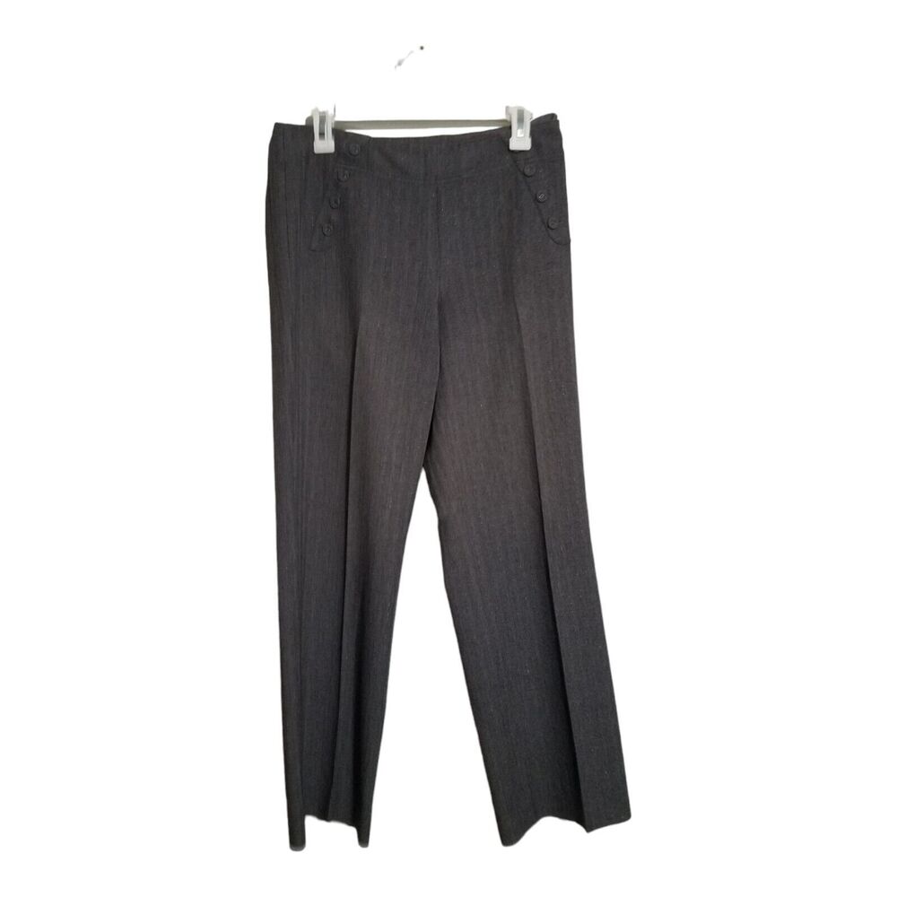 Sigrid Olsen Pant Trousers Danish Modernist 00 Grey Mix Business Size 6